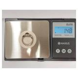 Elegant Sterling Silver Ring with Amber Stone