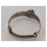 Sterling Silver Adjustable Ring with Turquoise Stone