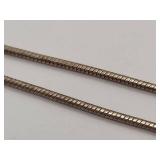 Authentic Sterling Silver 925 Italy Snake Chain Necklace