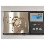 Authentic Sterling Silver 925 Italy Snake Chain Necklace