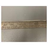 Sterling Silver Chain Necklace Vintage Style