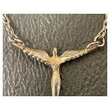 Sterling Silver Angelic Necklace 925 Silver