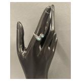 Elegant Sterling Silver Turquoise Ring