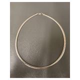 Italian Sterling Silver Snake Chain Necklace 925