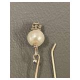 Sterling Silver Pearl Drop Earrings