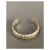 Sterling Silver Adjustable Ring with 925 Mark