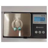 Sterling Silver Handcrafted Baroque Pearl Earrings