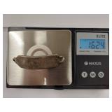 Vintage Sterling Silver ID Bracelet Plate - 16 Grams