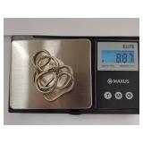 Sterling Silver Snake Chain Necklace - 15"