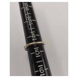 Vintage Diamond Multi Tier Sterling Silver Intricate Ring