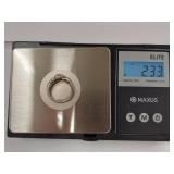 Vintage Diamond Multi Tier Sterling Silver Intricate Ring