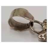 Tested Sterling Silver Arrowhead Pendant