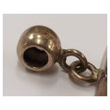 Dichroic Glass Silver Pendant