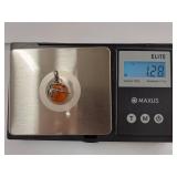 Amber Wire Wrapped Pendant