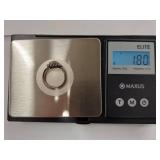 Vintage Brass Ring with Green Stone