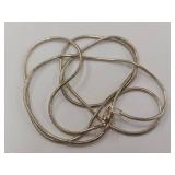 Elegant Sterling Silver 925 Snake Chain Necklace - 21"