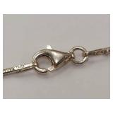 Elegant Sterling Silver 925 Snake Chain Necklace - 21"