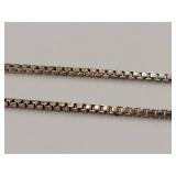 Sterling Silver Necklace with Natural Stone Pendant