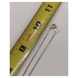 Sterling Silver Necklace with Natural Stone Pendant