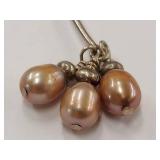 Sterling Silver Earrings with Freshwater Pearls
