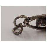 Elegant Sterling Silver Pendant Ballerina Pose