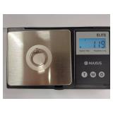 Vintage Sterling Silver Ring with Black Stone