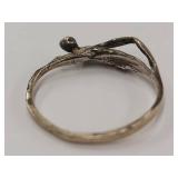 Sterling Silver Abstract Design Artistic Ring