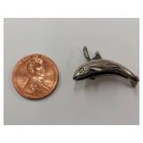 Sterling Silver Dolphin Pendant Classic Jewelry Piece
