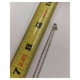 Elegant Sterling Silver Rope Chain Necklace