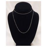 Elegant Vintage Silver (83.5%) Necklace Chain