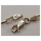 Italian Sterling Silver Chain 3.07g, 9" Long