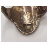 Vintage Sterling Brownie Girl Scout Engraved Ring