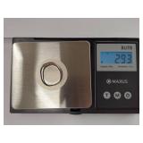 Vintage Sterling Brownie Girl Scout Engraved Ring