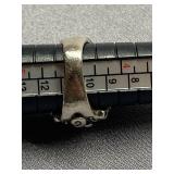 Ornate Sterling Silver Ring Vintage Antique