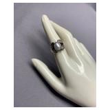 Vintage Sterling Silver Pearl Ring 925