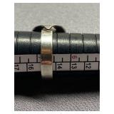 Vintage Sterling Silver Pearl Ring 925