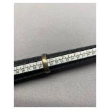 Sterling Silver 925 Ring with Bold Orange Gem