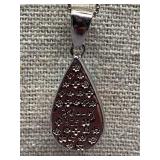 Sterling Silver Millefiori Glass Necklace