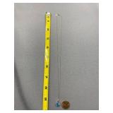 Sterling Silver Necklace with Blue Stone Pendant