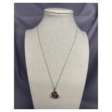 Sterling Silver Heart Pendant Necklace