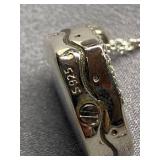 Sterling Silver Heart Pendant Necklace