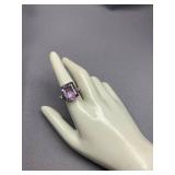 Sterling Silver Amethyst Ring