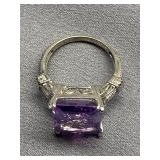 Sterling Silver Amethyst Ring