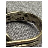 Sterling Silver Knot Ring 925 Size 6.25