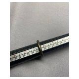 Sterling Silver Ring with Red Gemstone, Size 6.5