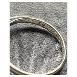 Sterling Silver Star-Shaped Gemstone Ring