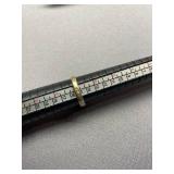 Vintage Sterling Silver Square Pink Gemstone Ring