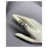Sterling Silver Moonstone Ring Elegant Design