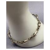 Sterling Silver Dolphin Bracelet, 7.5"