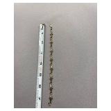 Sterling Silver Dolphin Bracelet, 7.5"